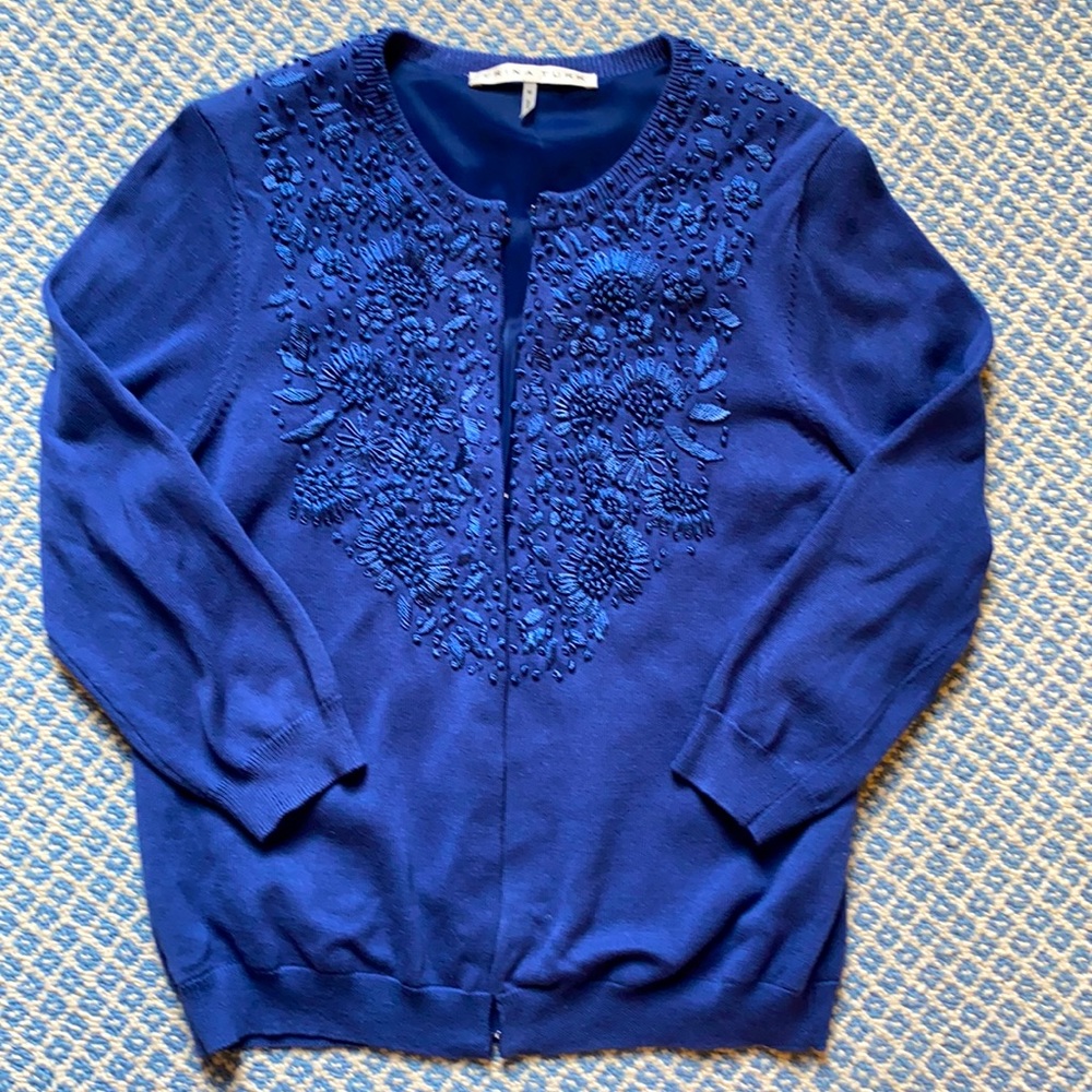 Trina Turk Vintage Style Cardigan Sweater